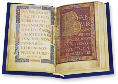 Golden Psalter of Charlemagne - Dagulf Psalter – Akademische Druck- u. Verlagsanstalt (ADEVA) – Cod. Vindob. 1861 – Österreichische Nationalbibliothek (Vienna, Austria)