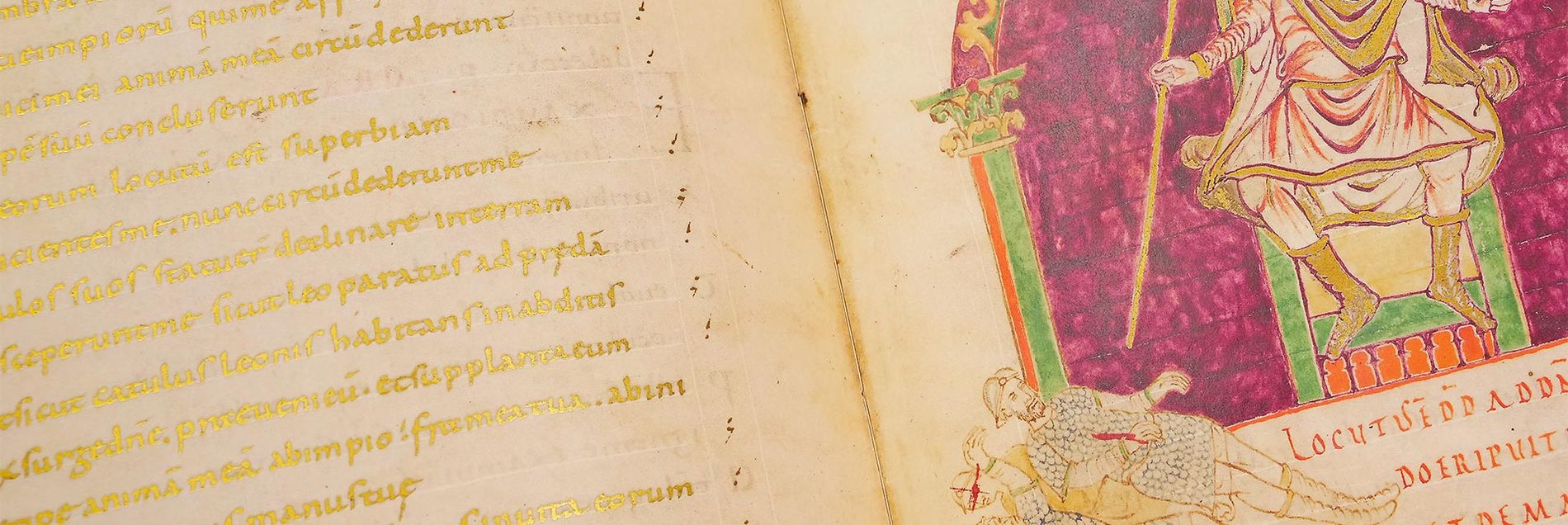 <i>“A psalterium aureum from the Carolingian period”</i>