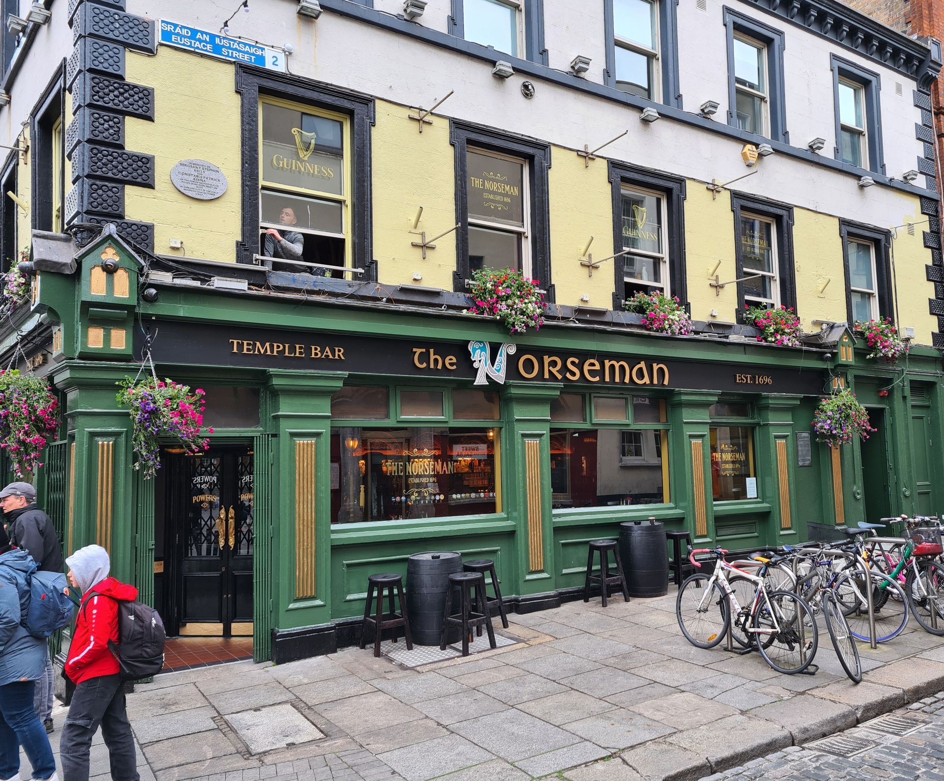 One of the countless pubs in the picturesque streets of Dublin