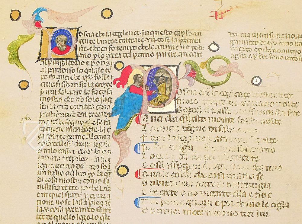 Divine Comedy - Florence-Milan Manuscript – Salerno Editrice – Ms. 1005|Ms. AG XII 2 – Biblioteca Nazionale Braidense (Milan, Italy) / Biblioteca Riccardiana (Florence, Italy)