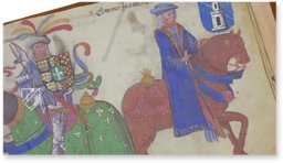 Book of the Knights of the Brotherhood of Santiago – Siloé, arte y bibliofilia – Archivo Histórico y Biblioteca Capitular de la Catedral de Burgos (Burgos, Spain) Book of the Knights of the Brotherhood of Santiago – Siloé, arte y bibliofilia – Archivo Histórico y Biblioteca Capitular de la Catedral de Burgos (Burgos, Spain)