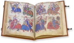 Book of the Knights of the Brotherhood of Santiago – Siloé, arte y bibliofilia – Archivo Histórico y Biblioteca Capitular de la Catedral de Burgos (Burgos, Spain) Book of the Knights of the Brotherhood of Santiago – Siloé, arte y bibliofilia – Archivo Histórico y Biblioteca Capitular de la Catedral de Burgos (Burgos, Spain)