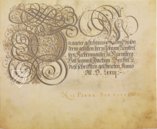Calligraphy Master's Album by Franz Joachim Brechtel – Quaternio Verlag Luzern – JH.Msc.Art.88 – Staatsbibliothek Bamberg (Bamberg, Germany)