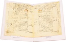 Collection of handwritten works of Miguel de Cervantes – Circulo Cientifico – Archivo General de Simancas (Simancas, Spain) Collection of handwritten works of Miguel de Cervantes – Circulo Cientifico – Archivo General de Simancas (Simancas, Spain)