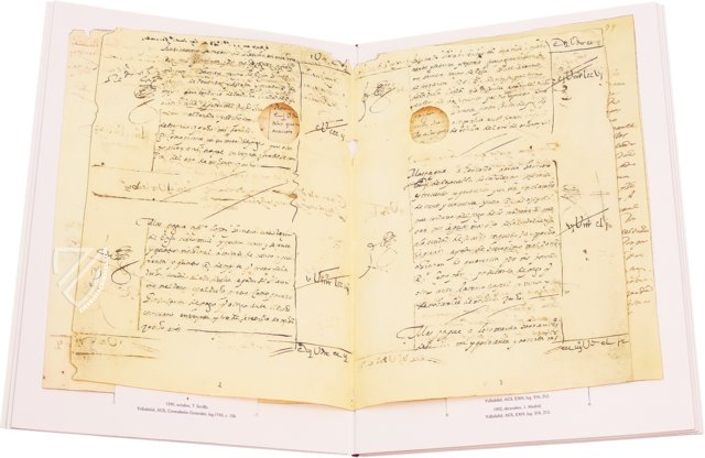 Collection of handwritten works of Miguel de Cervantes – Circulo Cientifico – Archivo General de Simancas (Simancas, Spain) Collection of handwritten works of Miguel de Cervantes – Circulo Cientifico – Archivo General de Simancas (Simancas, Spain)