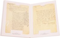 Collection of handwritten works of Miguel de Cervantes – Circulo Cientifico – Archivo General de Simancas (Simancas, Spain) Collection of handwritten works of Miguel de Cervantes – Circulo Cientifico – Archivo General de Simancas (Simancas, Spain)