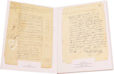 Collection of handwritten works of Miguel de Cervantes – Circulo Cientifico – Archivo General de Simancas (Simancas, Spain) Collection of handwritten works of Miguel de Cervantes – Circulo Cientifico – Archivo General de Simancas (Simancas, Spain)