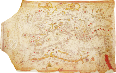 Sea Chart of Andrea Benincasa – Belser Verlag – Borg. VIII – Biblioteca Apostolica Vaticana (Vatican City, State of the Vatican City) Sea Chart of Andrea Benincasa – Belser Verlag – Borg. VIII – Biblioteca Apostolica Vaticana (Vatican City, State of the Vatican City)