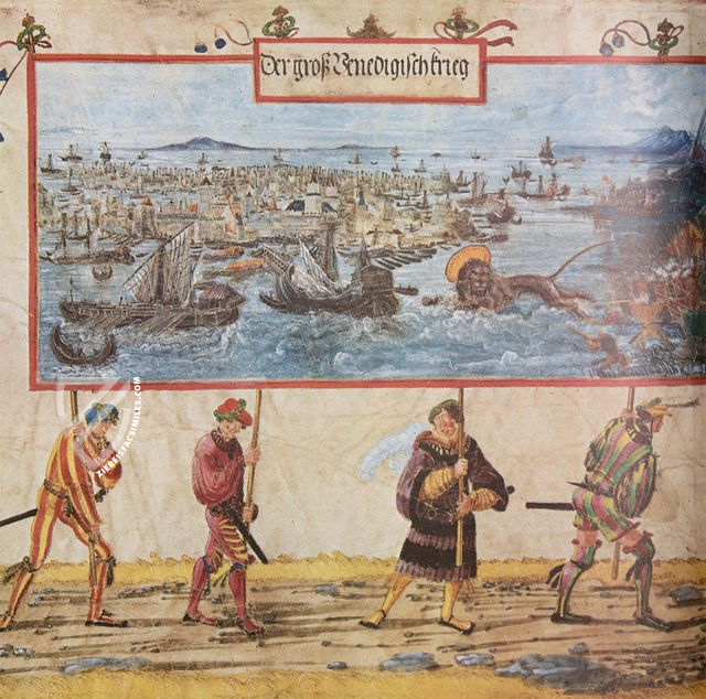 Triumphal Procession of Emperor Maximilian I - Graz Codex – Akademische Druck- u. Verlagsanstalt (ADEVA) – Rara 1   III 11722 – Universitätsbibliothek Heidelberg (Heidelberg, Germany)