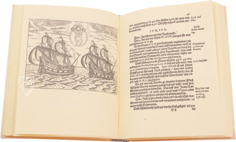 Warhafftige Relation. Derer dreyen newen unerhörten, seltzamen Schiffart, so die Holländischen und Seeländischen Schiff Anno 1594. 1595. Und 1596.  – Oceanum Verlag – 	
72-0596 – Deutsches Schifffahrtmuseum Bremerhaven (Bremerhaven, Germany) Warhafftige Relation. Derer dreyen newen unerhörten, seltzamen Schiffart, so die Holländischen und Seeländischen Schiff Anno 1594. 1595. Und 1596.  – Oceanum Verlag – 	
72-0596 – Deutsches Schifffahrtmuseum Bremerhaven (Bremerhaven, Germany)
