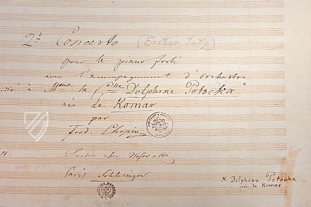 Frédéric Chopin - Concerto in f-minor – Maruzen-Yushodo Co. Ltd. – Biblioteka Narodowa (Warsaw, Poland)