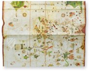 Map of Juan de la Cosa – Testimonio Compañía Editorial – MN 257 – Museo Naval de Madrid (Madrid, Spain) Map of Juan de la Cosa – Testimonio Compañía Editorial – MN 257 – Museo Naval de Madrid (Madrid, Spain)