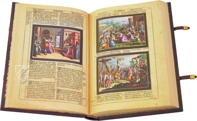 Matthew Merian's Bible of 1630 - New Testament – Belser Verlag – Ausst. 303 – Württembergische Landesbibliothek (Stuttgart, Germany) Matthew Merian's Bible of 1630 - New Testament – Belser Verlag – Ausst. 303 – Württembergische Landesbibliothek (Stuttgart, Germany)