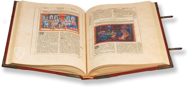 Matthew Merian's Bible of 1630 - New Testament – Coron Verlag – Ausst. 303 – Württembergische Landesbibliothek (Stuttgart, Germany) Matthew Merian's Bible of 1630 - New Testament – Coron Verlag – Ausst. 303 – Württembergische Landesbibliothek (Stuttgart, Germany)