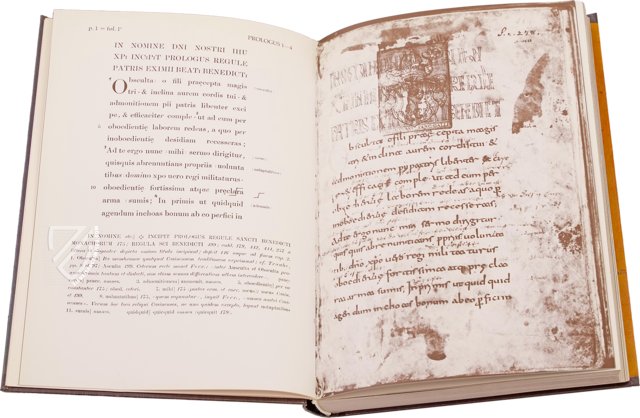 Saint Benedict's Rule from St. Gall – Eos-Verlag – Cod. Sang. 914 – Stiftsarchiv St. Gallen (St. Gallen, Switzerland)