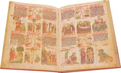 Salzburg Biblia Pauperum – Verlag Anton Pustet / Andreas Verlag – Codex a IX 12 – Stiftsbibliothek St. Peter (Salzburg, Austria) Salzburg Biblia Pauperum – Verlag Anton Pustet / Andreas Verlag – Codex a IX 12 – Stiftsbibliothek St. Peter (Salzburg, Austria)