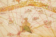 Sea Chart of Andrea Benincasa – Belser Verlag – Borg. VIII – Biblioteca Apostolica Vaticana (Vatican City, Vatican City State) Sea Chart of Andrea Benincasa – Belser Verlag – Borg. VIII – Biblioteca Apostolica Vaticana (Vatican City, Vatican City State)