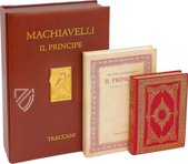 The Prince by Niccolò Machiavelli – Istituto dell'Enciclopedia Italiana - Treccani – Barb. lat. 5093 – Biblioteca Apostolica Vaticana (Vatican City, Vatican City State) The Prince by Niccolò Machiavelli – Istituto dell'Enciclopedia Italiana - Treccani – Barb. lat. 5093 – Biblioteca Apostolica Vaticana (Vatican City, Vatican City State)